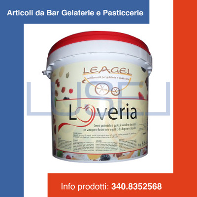 (a1) KG 5,5 CREMA SPALMABILE AL GUSTO DI NOCCIOLA E CIOCCOLATO VARIEGATO PER GELATO E DOLCI IDEALE IN GELATERIA